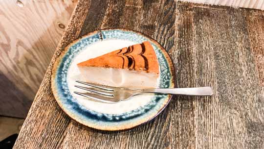 『すみだ珈琲』のモカチーズケーキ