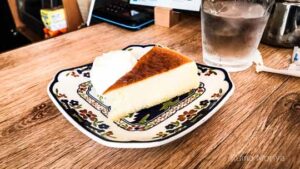 浦和カフェ『砂時計』のチーズケーキ